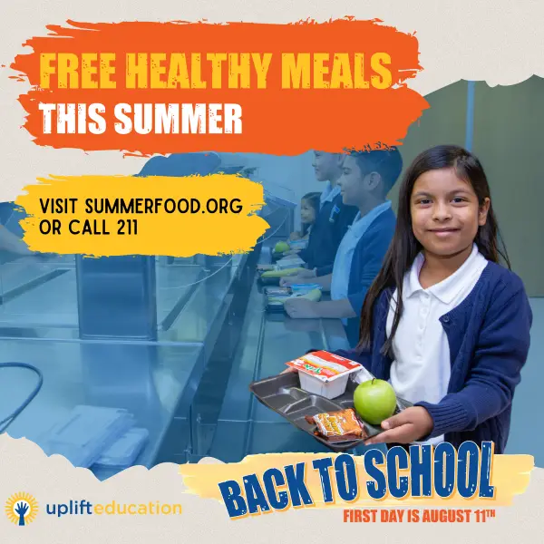 Free Summer Meals visit summerfood.org or call 211