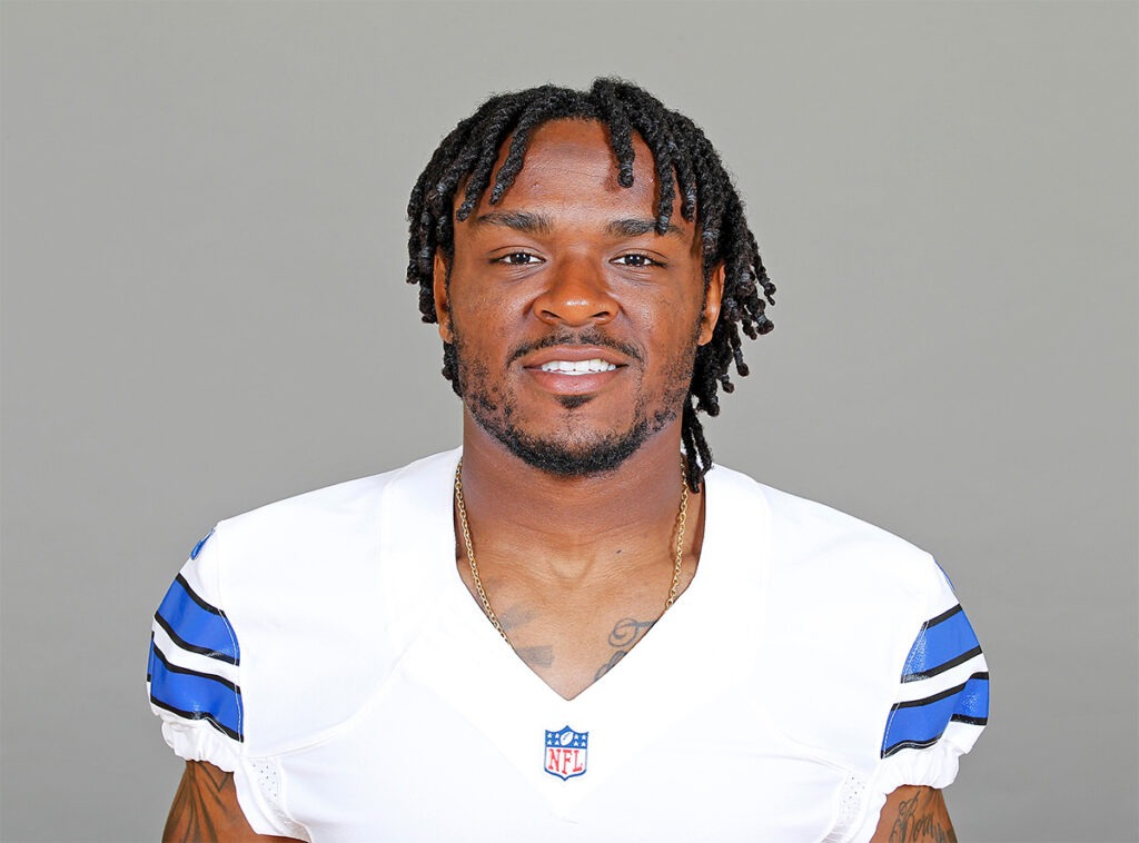 Headshot Of Brandon Carr In His Football Player Jersey