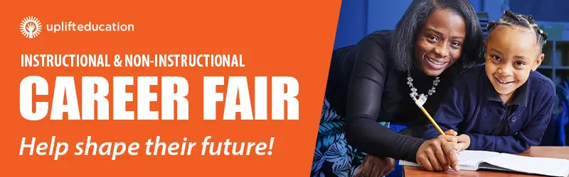 Uplift Education Career Fair Banner - Help Shape Their Future!